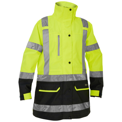 PIP 333W6375H Bisley ANSI Type R Class 3 Women's 5-in-1 Jacket with Navy Bottom