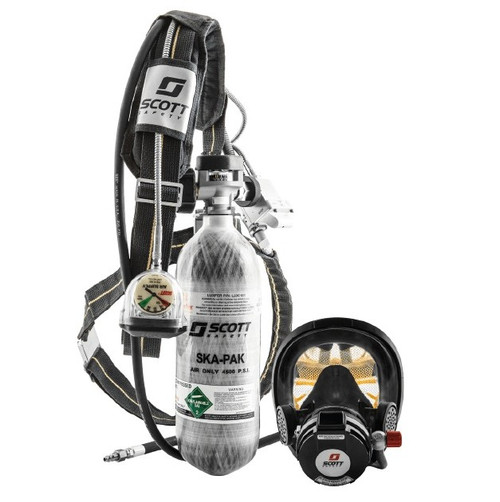 3M Scott SAR423000431001 Ska-Pak AT 3000 psi with E-Z Flo Regulator Vibralert & Hansen Airline