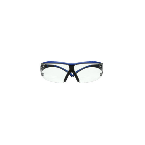 3M SF401XSGAF-BLU SecureFit 400 Series Safety Glasses with Clear Scotchgard & Anti-Fog/Anti-Scratch Lens (Each)