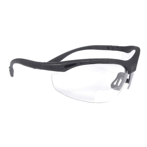 Radians CH1-120 Clear Lens Magnifying and Safety Glasses (2.0 Diopter)