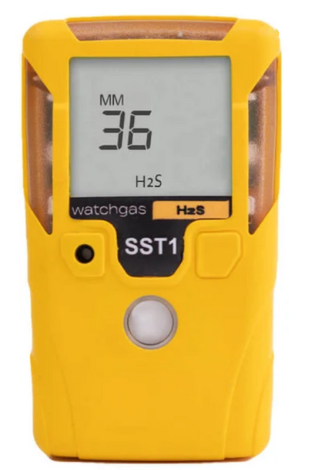 WatchGas SST1 Single Gas H2S 0-500ppm 3 Year Fixed Life (Hydrogen Sulfide)