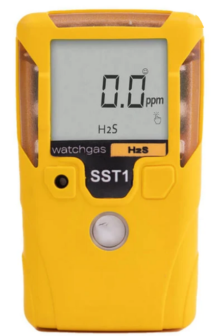 WatchGas SST1 Single Gas H2S 0-500ppm Serviceable - Real Time Display (Hydrogen Sulfide)
