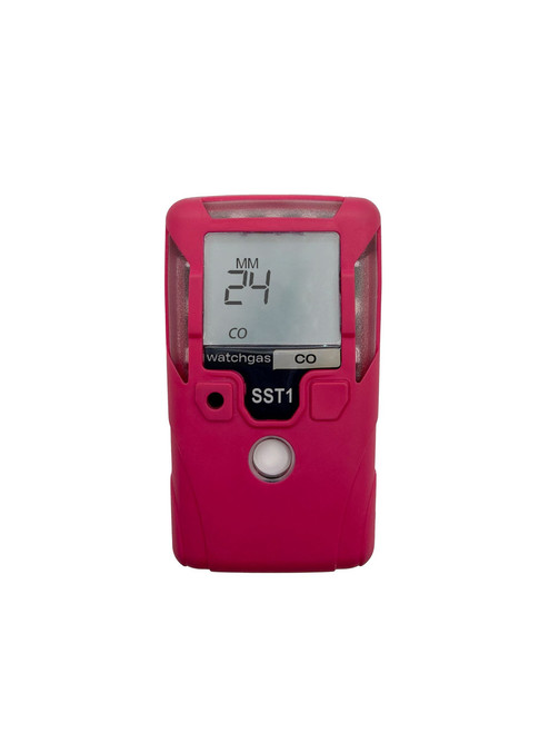 WatchGas SST1 Single Gas CO 0-2000ppm 3 Year Fixed Life - Pink (Carbon Monoxide)