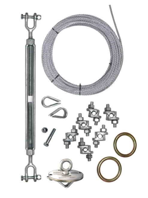 Frontline HLC-MPA Two Person Cable Horizontal Lifeline System with Plate Absorber