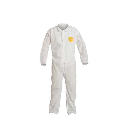 Dupont PB120SW Comfort Fit Design Coverall with Zipper Front (25/Case)