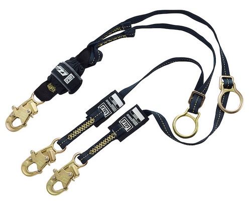 3M DBI SALA 1246324 Tie-Back 100% Tie-Off Shock Absorbing Lanyard 6'