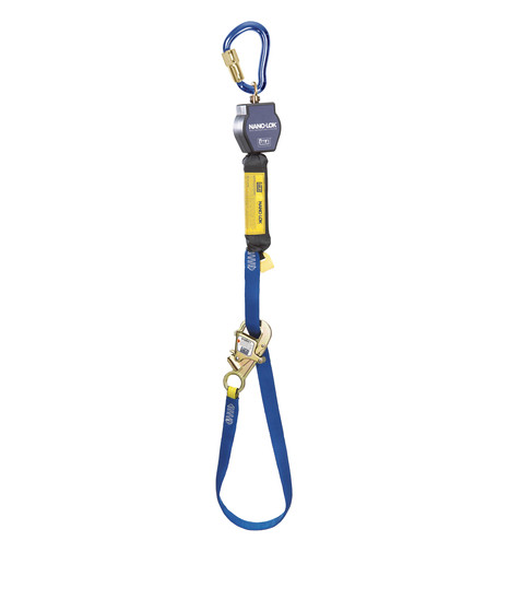 3M DBI SALA 3101365 Nano-Lok Tie-Back Web Self-Retracting Lifeline with Anchor Hook (9 ft)