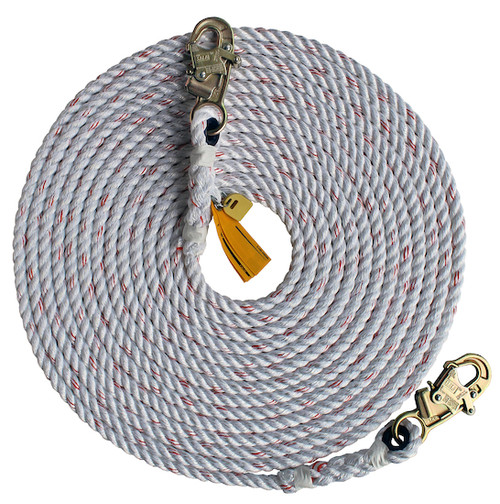 DBI SALA 1202753 Rope Lifeline with 2 Snap Hooks 30'