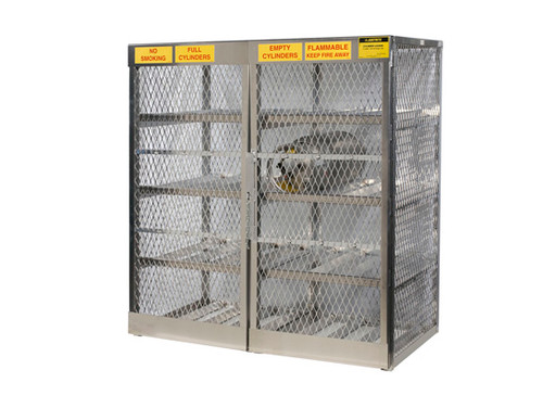 Justrite 23005 Cylinder locker for safe storage - 16