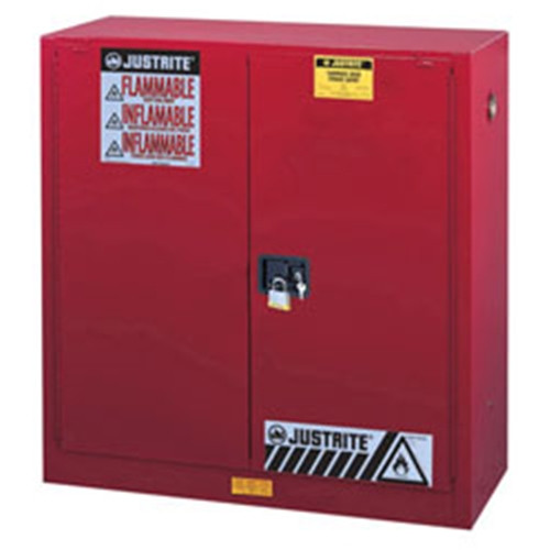 Justrite 894581 Yellow Flammable Safety Cabinet 45 Gal