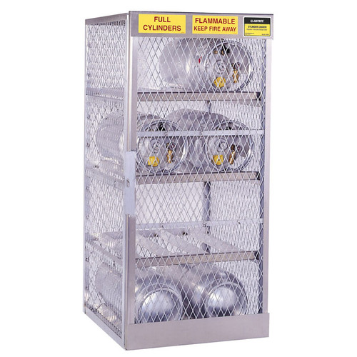 Justrite 23003 Cylinder locker for safe storage 8 Units