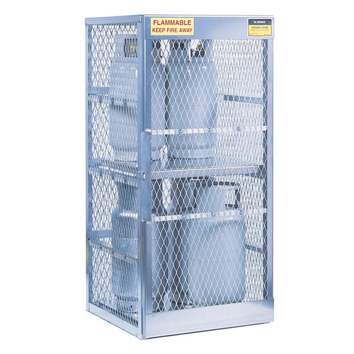 Justrite 23010 Cylinder locker for safe storage 8 Units