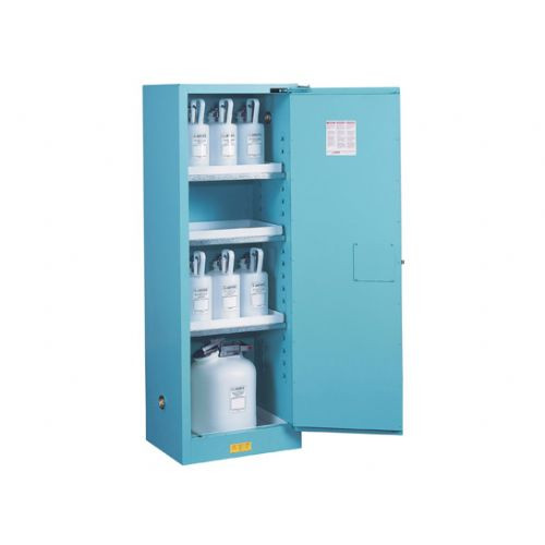 Justrite 892222 Corrosives/Acid Steel Safety Cabinet with Sure-Grip EX Slimline (22 Gal)