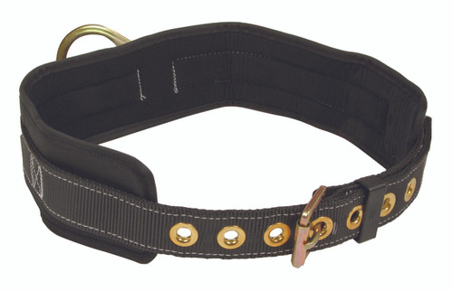 FallTech 7090 Heavy Duty Positioning Belt with 1 D-Ring and 4" Padding