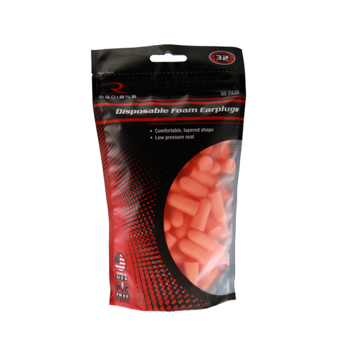 Radians FP70BG50 Resistor 32 Disposable Foam Earplugs