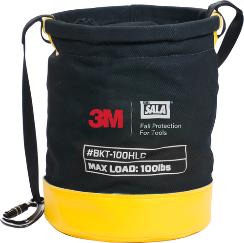 3M DBI SALA 1500134 Safe Bucket 100lb Load Rated Hook and Loop Canvas