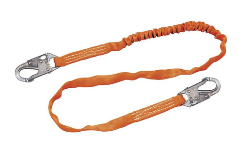 Miller T5111-Z7/6FTAF Tubular Shock-Absorbing 6' Single Leg Lanyard