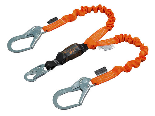 Miller T6122SS-Z7/6FTAF Twin Leg Stretch Absorbing 6' Lanyard