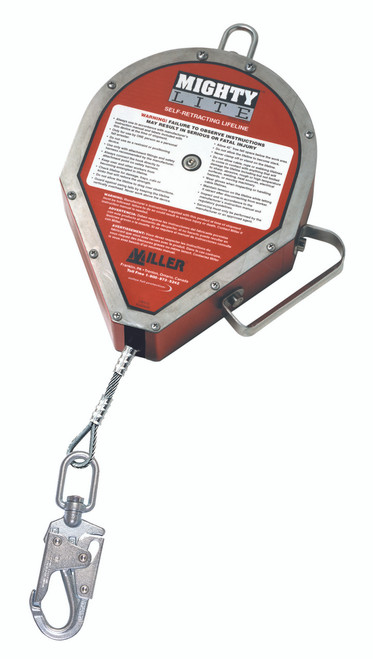 Miller RL50G-Z7/50FT Retracting SRL 50' Galvanized Cable