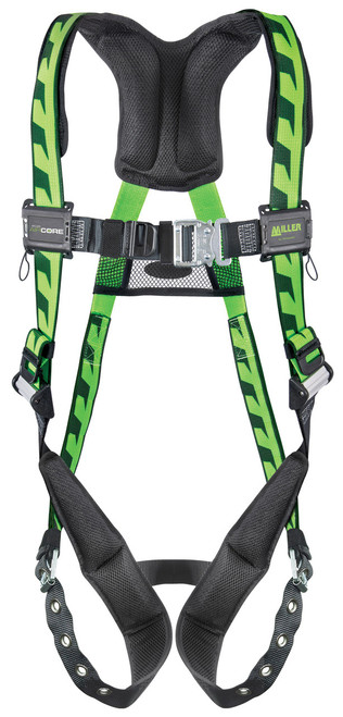 Miller AC-TB Harness with Steel Hardware and Tongue Buckle Leg strap