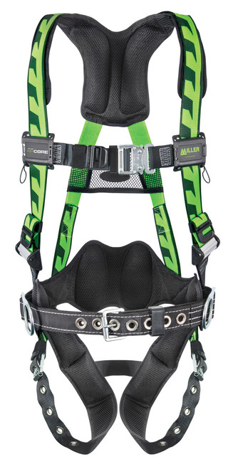 Miller AC-TB-BDP Harness with side D-rings and Tongue Buckle Leg strap