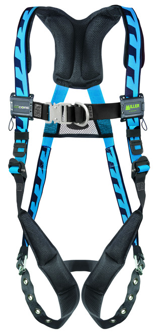 Miller AC-TB Blue Harness with Steel Hardware Tongue Buckle Leg