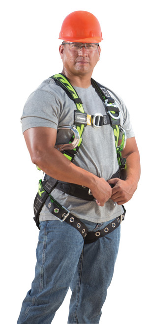 Miller ACOG-TB Green Aircore Oil and Gas Harness without a Seat Sling