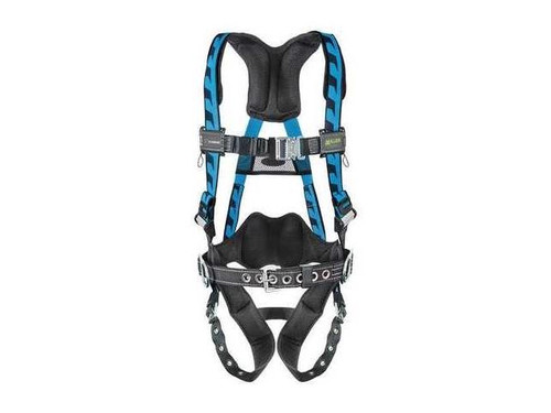 Miller AC-TB-BDP Blue Harness side D-rings and Tongue Buckle Leg strap