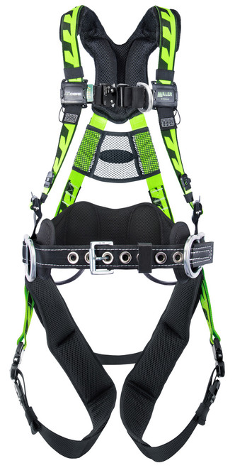 Miller AAT-QC Green Harness with Front and Side D rings
