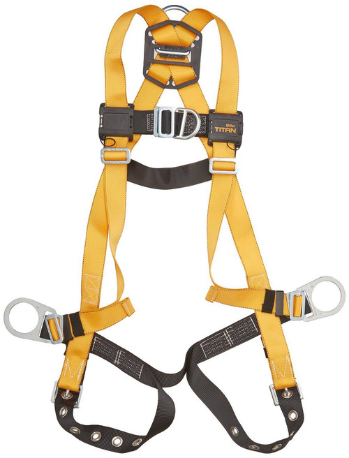 Miller T4507FD/AK Titan Non-Stretchable Harness w/ Front side D rings