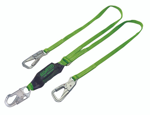 Miller 8798B/6FTGN Two Leg 6' Backbiter Tie-back Lanyard