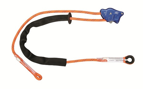 FallTech 8165A65 TowerClimber 6.5' Adjustable Rope Positioning Lanyard