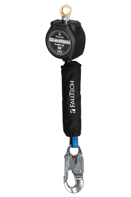 Falltech 72706SA4 Mini 6' SRD Swivel Eye and Aluminum Snap Hook