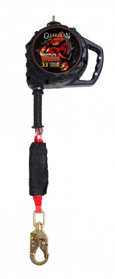 Guardian Diablo 42010 33' Galvanized Cable Shock pack Carabiner