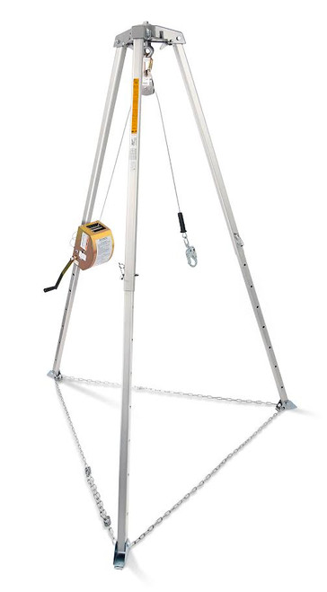 Miller 8442GC-Z7/65FT ManHandler HoistWinch with 65' Galvanized Wire Rope & 7' Tripod