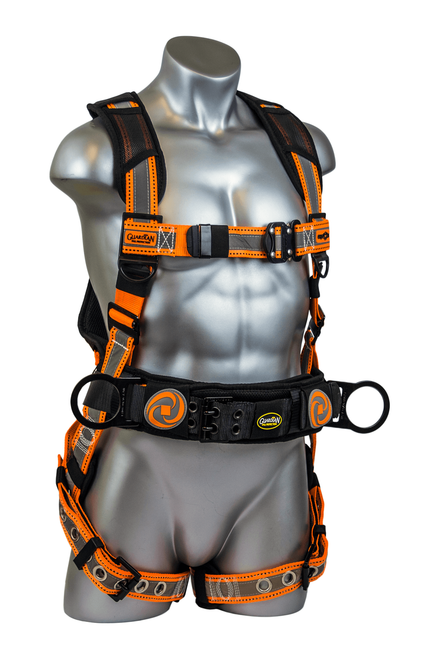 Guardian Cyclone Hi Viz Orange Reflective Construction Harness