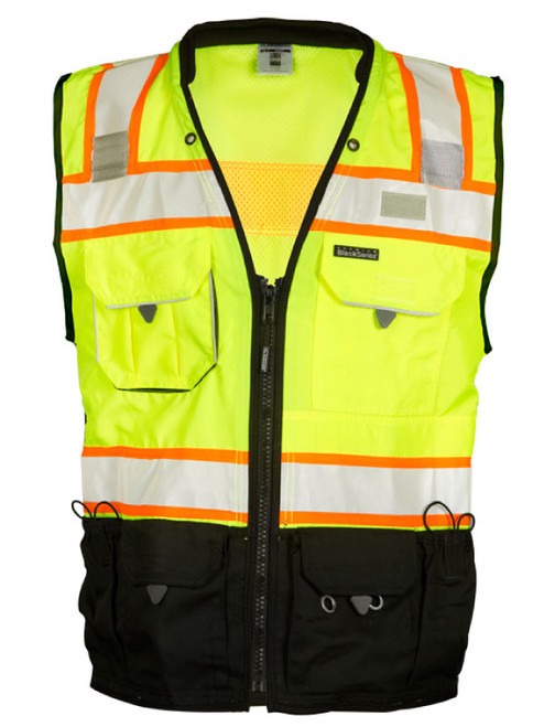 ML Kishigo S5002 Class 2 Lime Surveyors Safety Vest