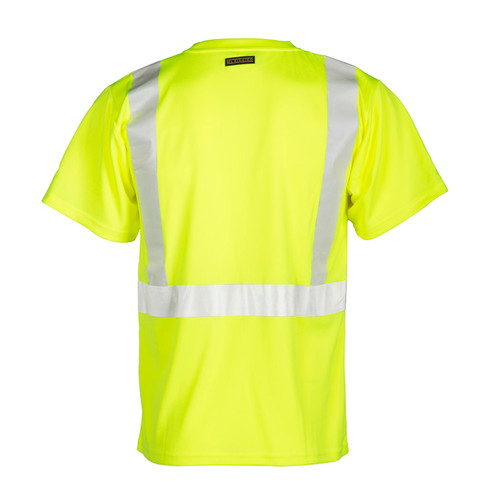 ML Kishigo 9110 Lime Short Sleeve Class 2 TShirt Industrial Safety