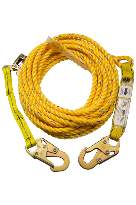 Guardian 01325 Poly steel Rope Vertical Lifeline Assembly 130'