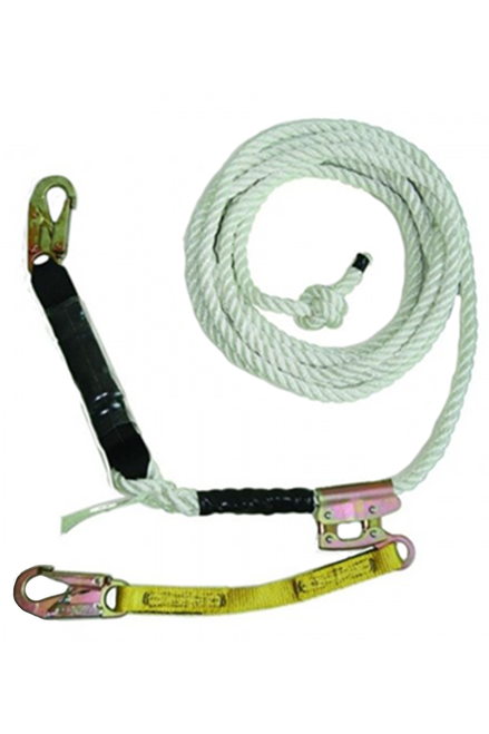 Guardian 11323 Polydac Rope Vertical Lifeline Assembly 50'