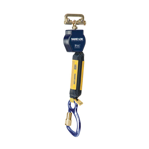 3M DBI SALA 3101225 Nano-Lok 6' Single Leg SRL with Aluminum Carabiner