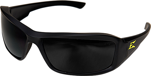 Edge Eyewear XB136-E1 Black Brazeau Torque Non Polarized Smoke Lens
