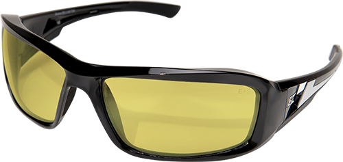 Edge Eyewear TXB212 Black Brazeau Polarized Yellow Lens