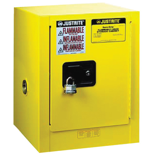Justrite 890400 Sure-Grip EX Flammable Safety Cabinet 4 Gal