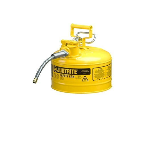 Justrite 7225230 Can for Flammables 2.5 Gal