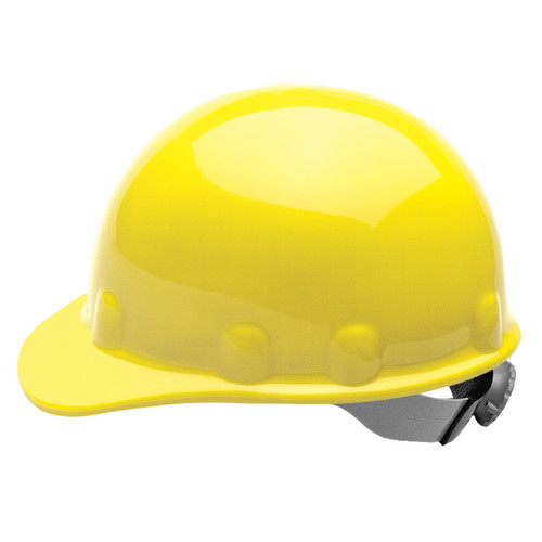 Fibre Metal E2RW02A000 Yellow Cap Hard Hat with Ratchet Suspension