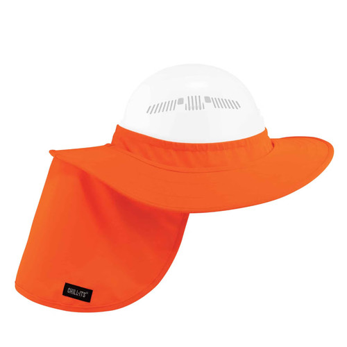Ergodyne 12641 Orange Hard Hat Brim and Neck Shade