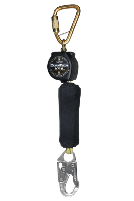 Falltech 72906SC1 Retractable with Steel Carabiner and Snap Hook 6'