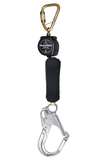 Falltech 72906SC6 Retractable with Aluminum Captive-eye Carabiner 6'