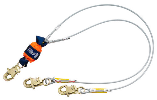 DBI Sala 1246067 Leading Edge Cable Shock Absorbing Lanyard 6'